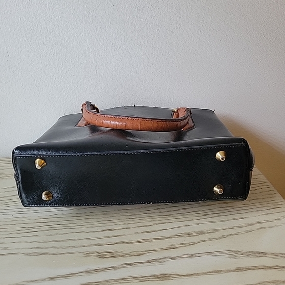 VINTAGE BELLE ROSE HAND PAGE PURSE WITH BUILT IN WALLET/ORGANIZER 11.5" X 8.5" - Picture 11 of 11